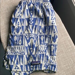 Patagonia Baggies Tribal Aztec Geo Swim Trunks 5”